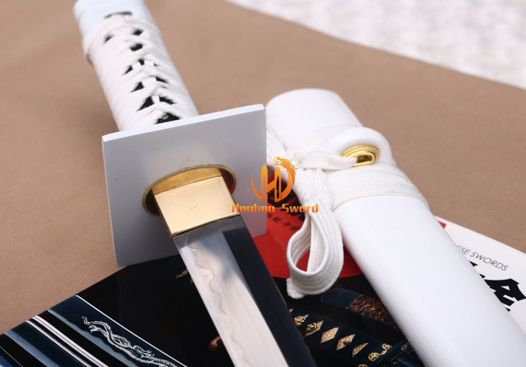 T10 Clay Tempered Japanese Ninjato Tanto Japanese Ninja Short Sword Sharp Blade Full Tang