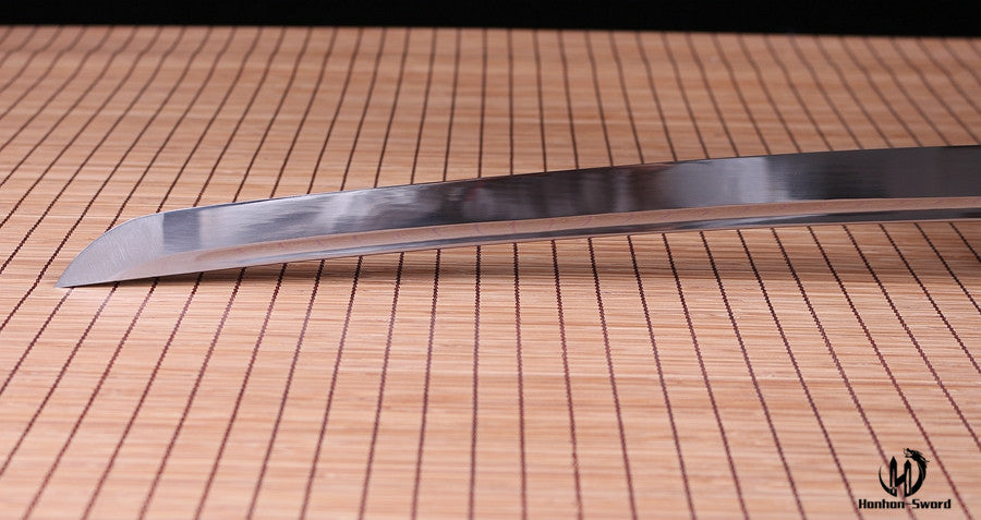 Aluminum Katana Japanese Iaito Sword Full Tang Handmade Unsharpened Blade Black