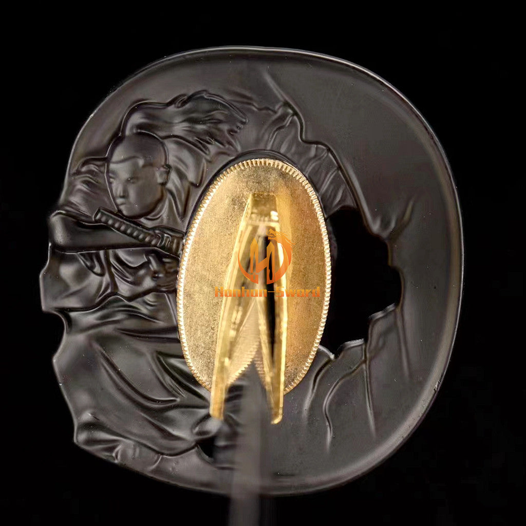 1060 Carbon Steel Tachi Katana Double Bo-hi Japanese Samurai Sword Full Tang Real Sword