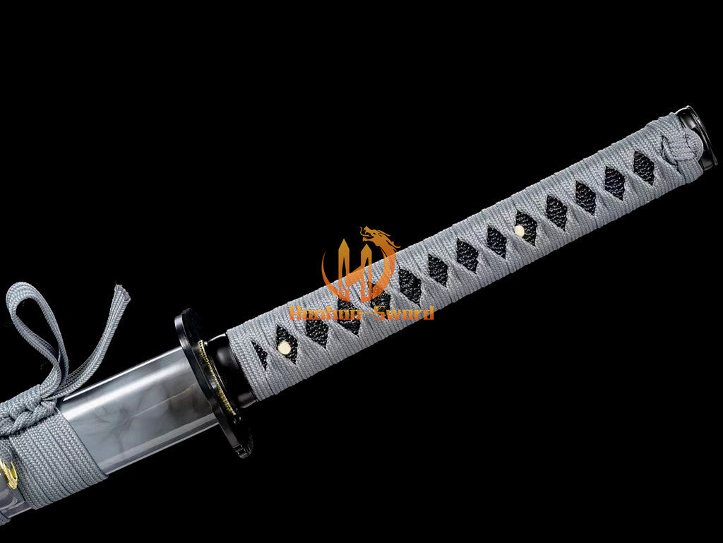 1060 Carbon Steel Katana Japanese Samurai Iaito Sword Full Tang Real Sword