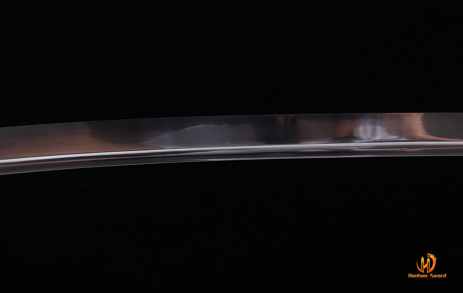 1095 Hartstahl Katana Japanisches Samurai-Schwert Full Tang Kampfbereit Schwarz & Blau