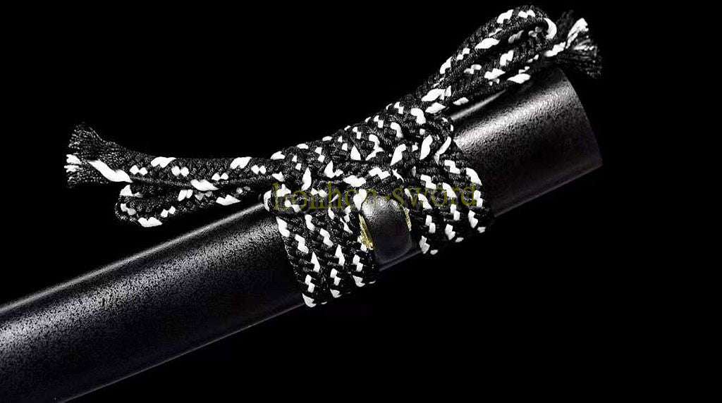 1095 High Carbon Steel Tanto Japanese Samurai Short Sword Full Tang Black