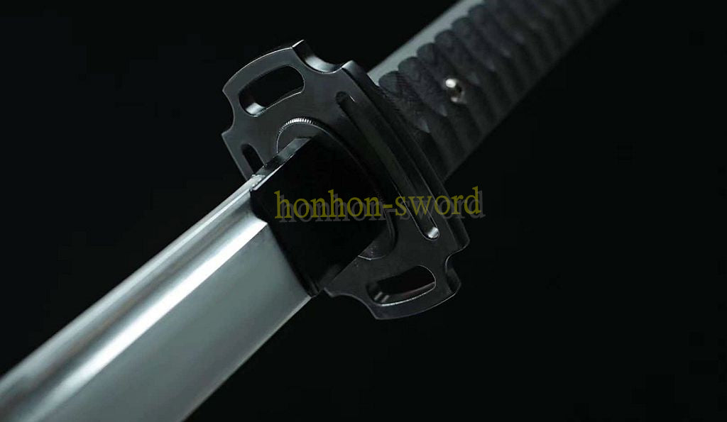 Épée chinoise Han Jian en acier à haute teneur en manganèse, lame bleue prête pour la bataille