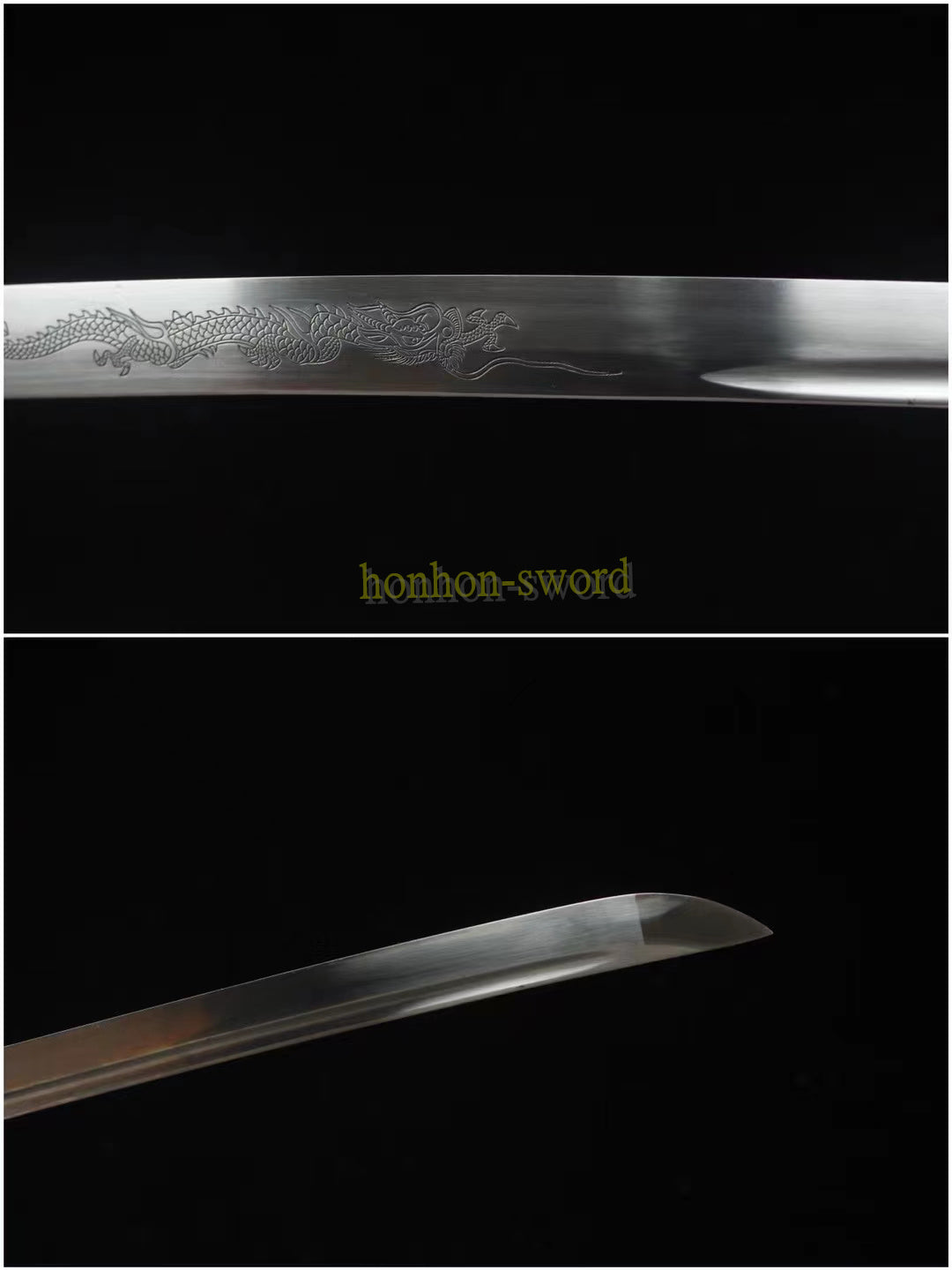 Épée chinoise Han Jian en acier à haute teneur en manganèse, lame bleue prête pour la bataille