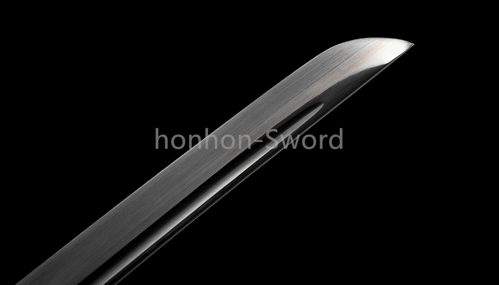 High Quality 9260 Spring Steel Japanese Katana Black Blade Samurai Sword Sharp
