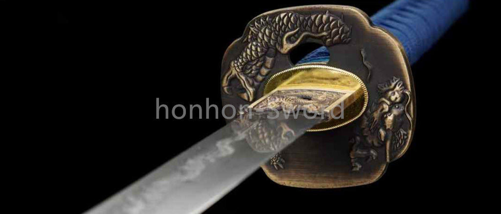9260 Spring Steel Japanese Katana Mirror Polish Samurai Sword Full Tang Sharp