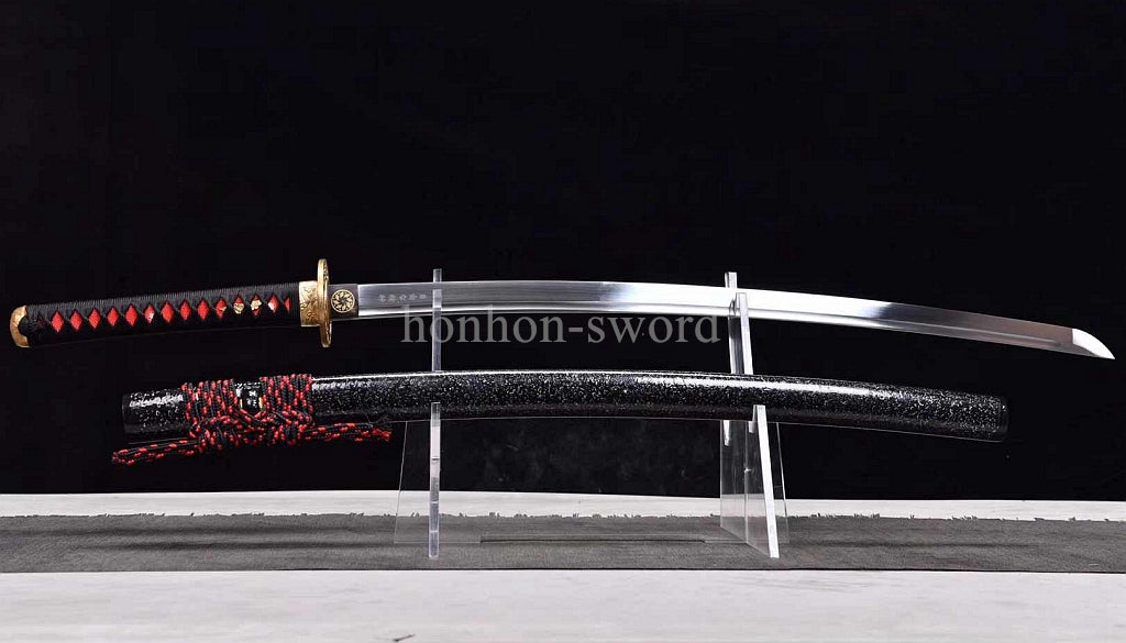 Épée chinoise Han Jian en acier à haute teneur en manganèse, lame bleue prête pour la bataille