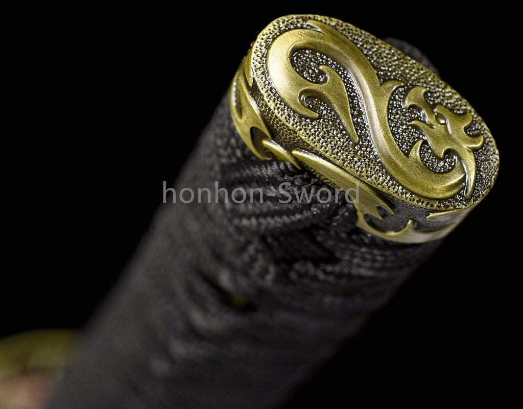 High Manganese Steel Japanese Katana Samurai Sword Full Tang Real Battle Ready