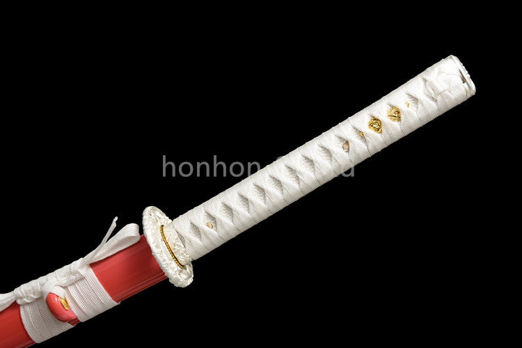 Japanese Katana Samurai 1095 High Carbon Steel Sword Full Tang Sharp Real Battle