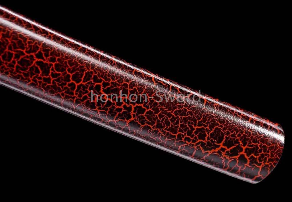 Katana à lame bleue en acier à haute teneur en carbone 1095, épée de samouraï japonais, épée complète noire