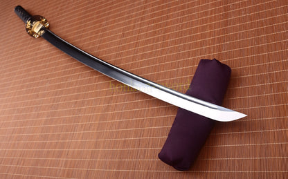 Functional 9260 Spring Steel Katana Japanese Samurai Sword Sharp for Battle Red