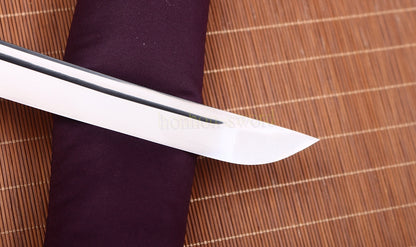 Functional 9260 Spring Steel Katana Japanese Samurai Sword Sharp for Battle Red