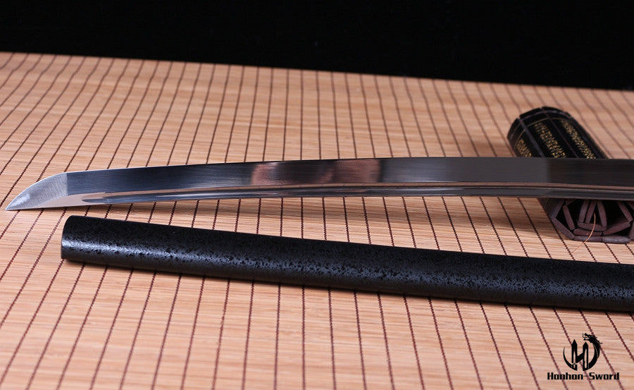 Handgemachtes japanisches Katana-Iaito-Schwert aus Aluminium mit voller Tang-Klinge 