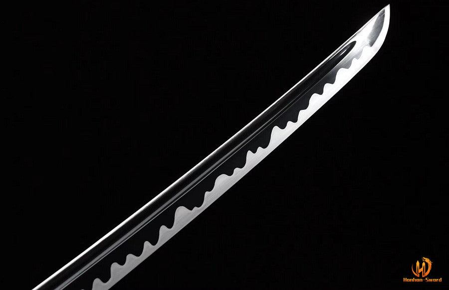 Handgemachtes japanisches Katana-Iaito-Schwert aus Aluminium mit voller Tang-Klinge 