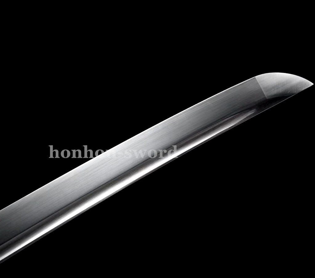 9260 Federstahl Iaito Katana Japanisches Übungsschwert Ungeschärfte, stumpfe Klinge, Full Tang 