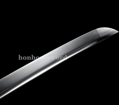 9260 Federstahl Iaito Katana Japanisches Übungsschwert Ungeschärfte, stumpfe Klinge, Full Tang 