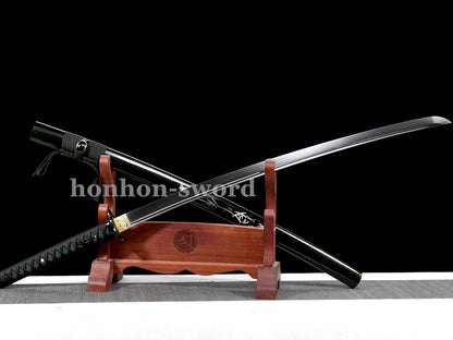 9260 Federstahl Iaito Katana Japanisches Übungsschwert Ungeschärfte, stumpfe Klinge, Full Tang 