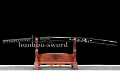 9260 Federstahl Iaito Katana Japanisches Übungsschwert Ungeschärfte, stumpfe Klinge, Full Tang 