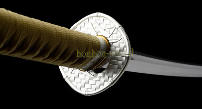 9260 Federstahl Iaito Katana Japanisches Übungsschwert Ungeschärfte, stumpfe Klinge, Full Tang 