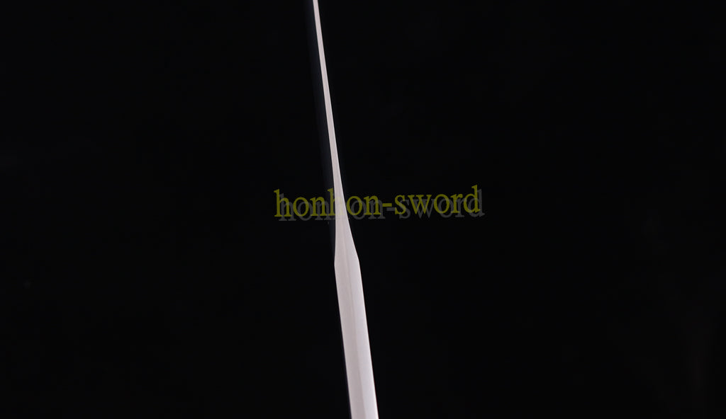 9260 Spring Steel Katana KOGARASUMARU Japanese Samurai Sword Full Tang Sword Gold