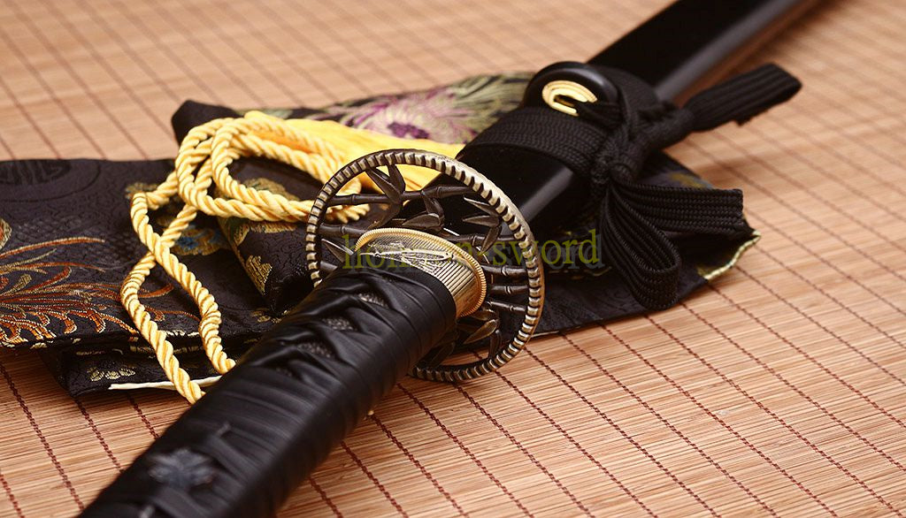 51" 9260 Spring Steel Nodachi Japanese Samurai Sword Long Katana Full Tang Sword