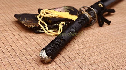 51" 9260 Spring Steel Nodachi Japanese Samurai Sword Long Katana Full Tang Sword