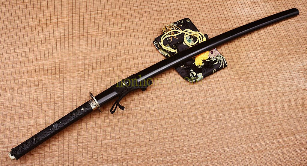 51" 9260 Spring Steel Nodachi Japanese Samurai Sword Long Katana Full Tang Sword