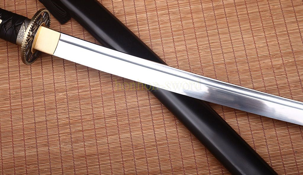 51" 9260 Spring Steel Nodachi Japanese Samurai Sword Long Katana Full Tang Sword
