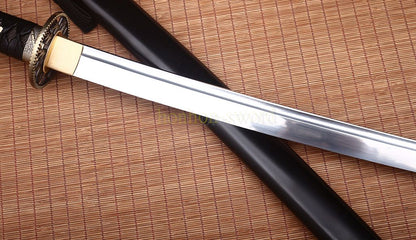 51" 9260 Spring Steel Nodachi Japanese Samurai Sword Long Katana Full Tang Sword