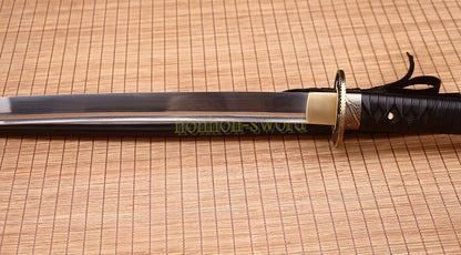 51" 9260 Spring Steel Nodachi Japanese Samurai Sword Long Katana Full Tang Sword
