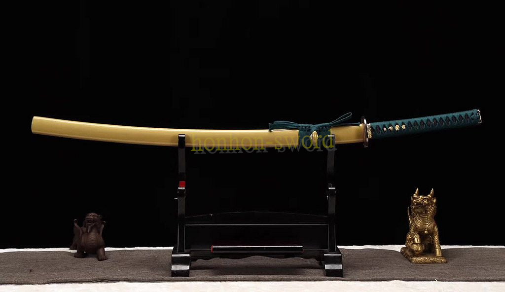 9260 Spring Steel Katana Double Bo-hi Japanese Samurai Sword Hand Forge for Battle