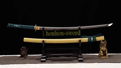 9260 Spring Steel Katana Double Bo-hi Japanese Samurai Sword Hand Forge for Battle