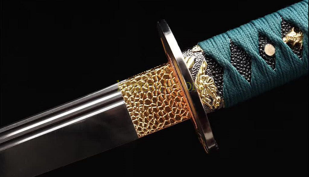 9260 Spring Steel Katana Double Bo-hi Japanese Samurai Sword Hand Forge for Battle