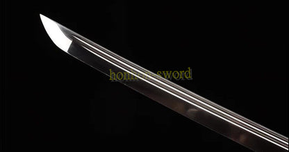 9260 Spring Steel Katana Double Bo-hi Japanese Samurai Sword Hand Forge for Battle