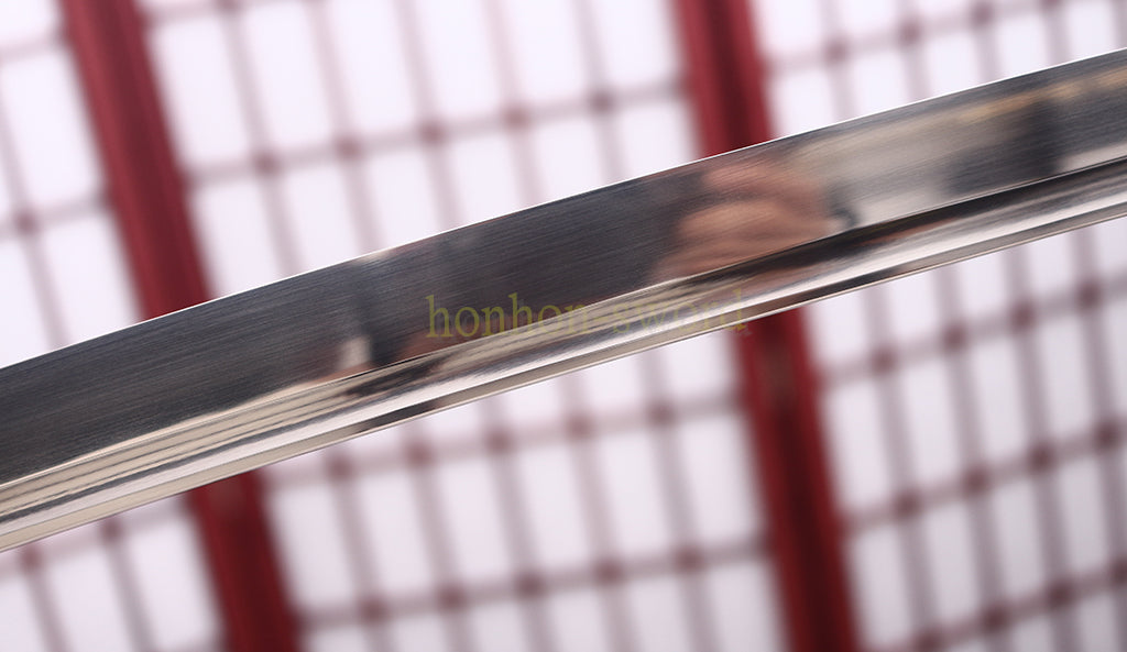 Full Tang 9260 Spring Steel Katana Japanese Samurai Sword Battle Ready Red