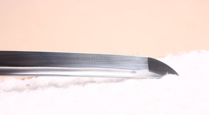 Full Tang 9260 Federstahl Japanisches Samurai-Schwert Katana Battle Ready Schwarz 