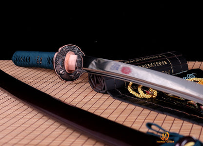 Épée de samouraï japonais en acier à ressort Full Tang 9260 Katana Battle Ready Sharp 