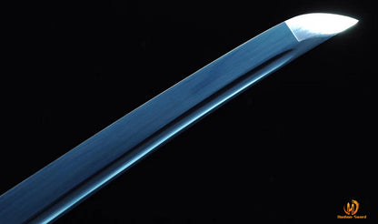 1095 High Carbon Steel Blue Treated Japanese Katana Samurai Sword Full Tang For Battle