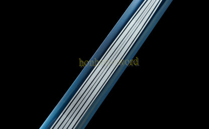 1095 High Carbon Steel Traditional Han Dynasty Jian 汉剑 Chinese Jian Sword Full Tang Sword Blue