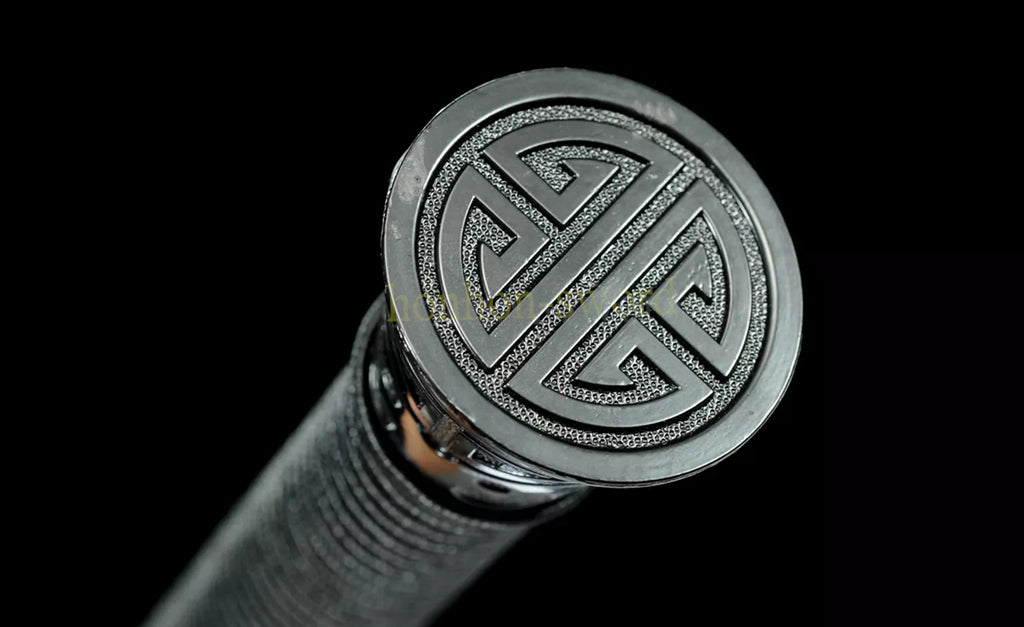 1095 High Carbon Steel Traditional Han Dynasty Jian 汉剑 Chinese Jian Sword Full Tang Sword Blue