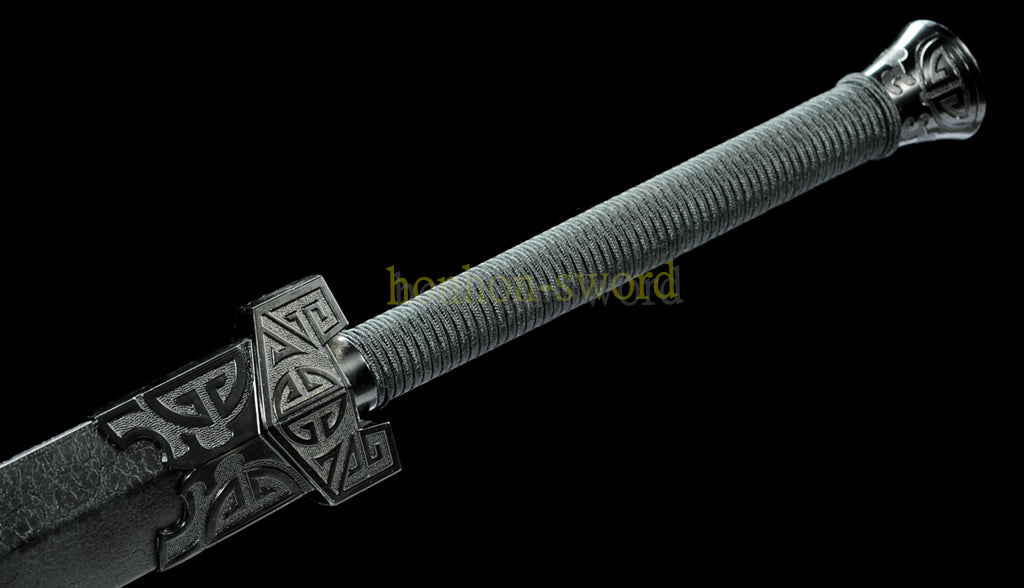 1095 High Carbon Steel Traditional Han Dynasty Jian 汉剑 Chinese Jian Sword Full Tang Sword Blue