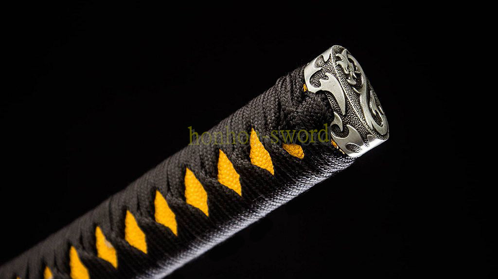 Functional 1095 High Carbon Steel Katana Japanese Samurai Sword Full Tang Sword Black