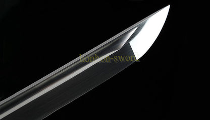 1095 High Carbon Steel Tanto Japanese Samurai Short Sword Full Tang Black