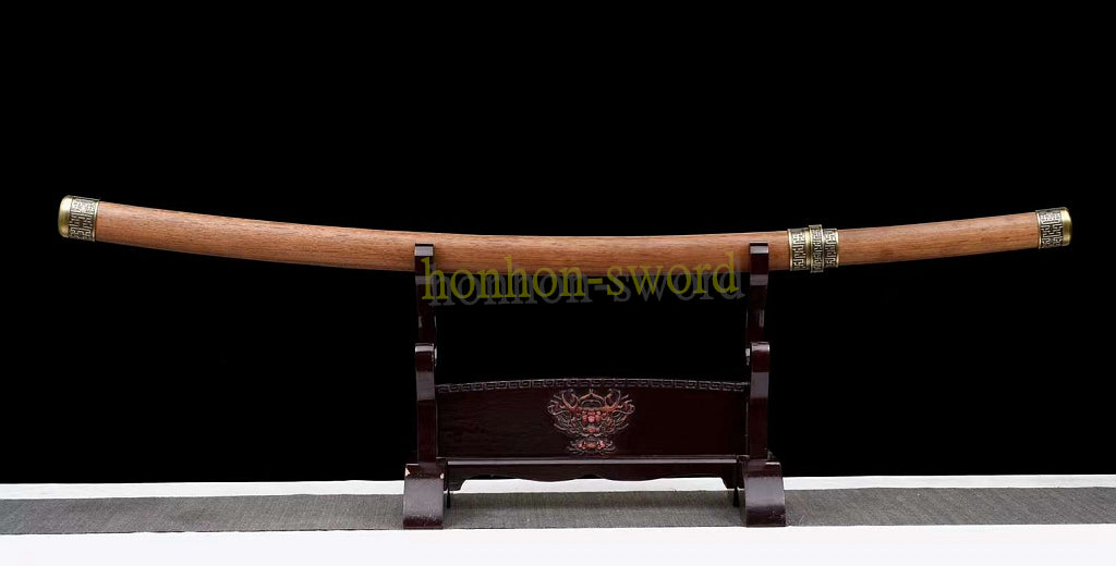 1095 High Carbon Steel Shirasaya Japanese Samurai Sword Full Tang Sword Rosewood