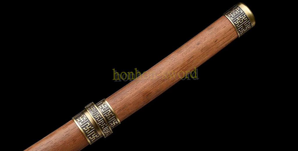 1095 High Carbon Steel Shirasaya Japanese Samurai Sword Full Tang Sword Rosewood