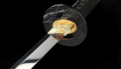 1095 High Carbon Steel Mirror Polished Katana Japanese Samurai Sword Full Tang For Battle Red