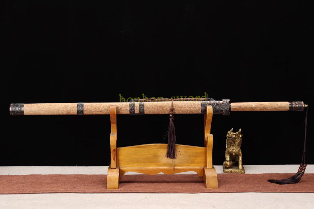 1095 High Carbon Steel Tang Dao 唐刀 Traditional Chinese Dao Sword KAMASU-Kissaki Full Tang Sword