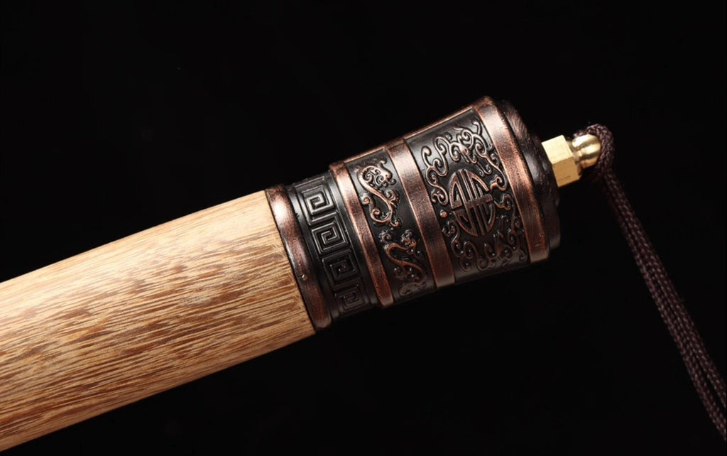 1095 High Carbon Steel Tang Dao 唐刀 Traditional Chinese Dao Sword KAMASU-Kissaki Full Tang Sword