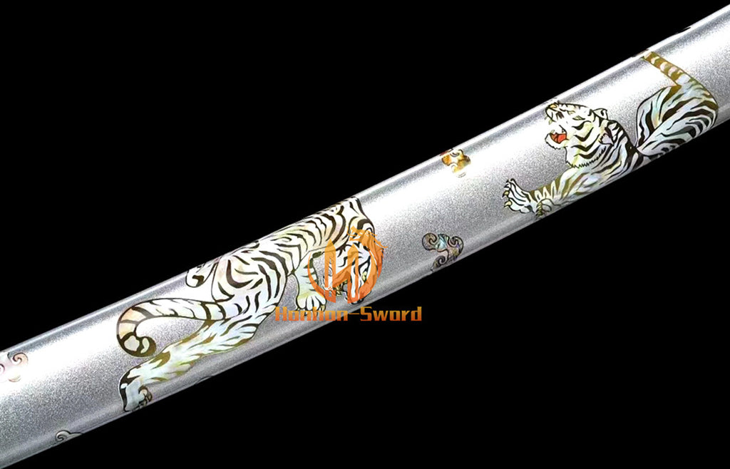 1095 High Carbon Steel Blue Treated Japanese Katana Samurai Sword Full Tang For Battle