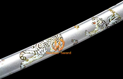 1095 High Carbon Steel Blue Treated Japanese Katana Samurai Sword Full Tang For Battle